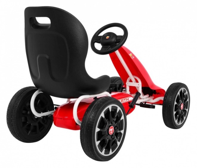 Gokart gelicenseerd ABARTH rood