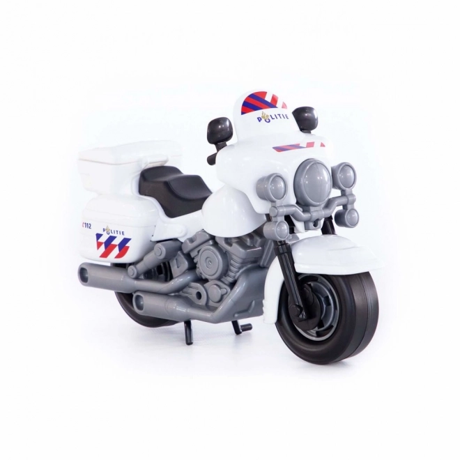 Politie motorfiets voor peuters Polesie Wit 71682