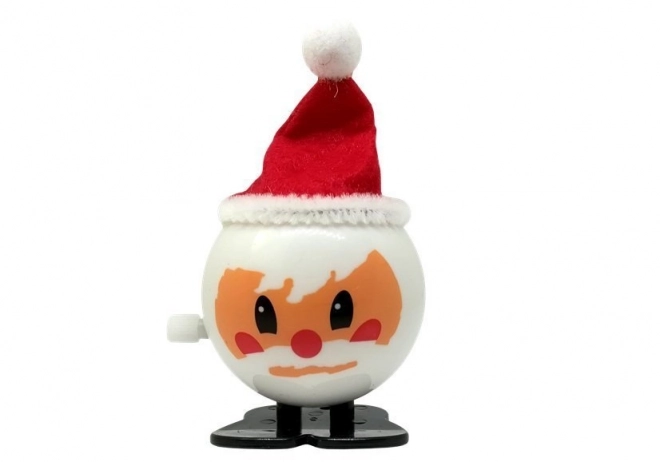 Set van 12 opwindbare kerstspeeltjes pinguïn rendier sneeuwpop Kerstman