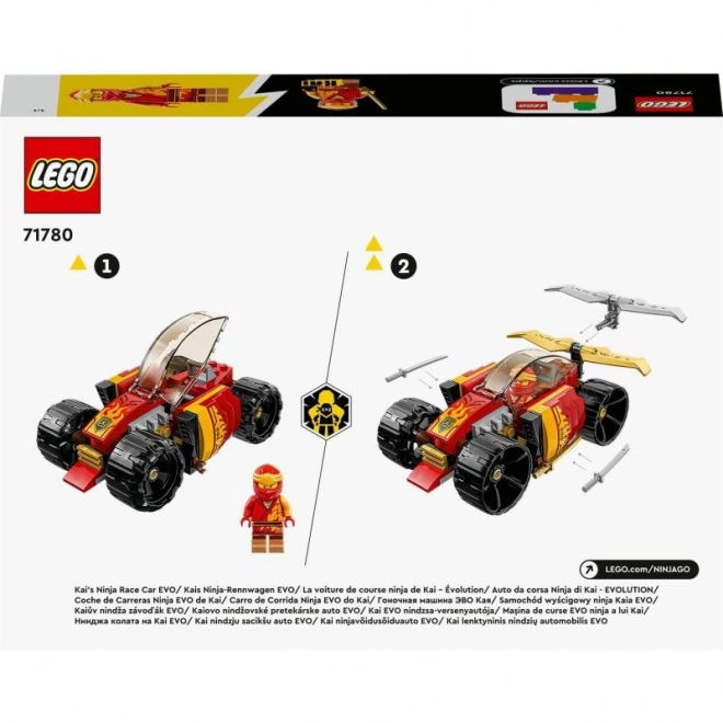 LEGO® NINJAGO® 71780 Kai's ninja racewagen EVO