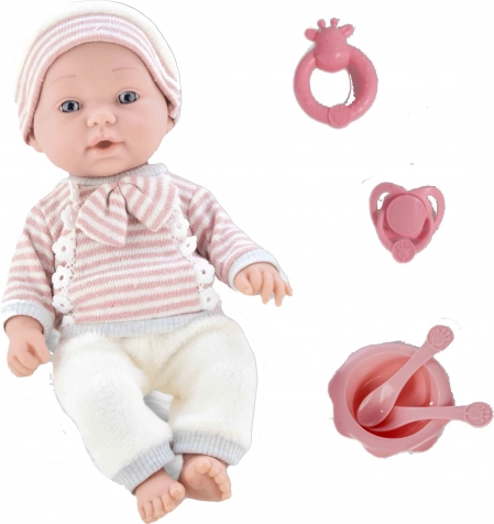 Baby met accessoires 30 cm