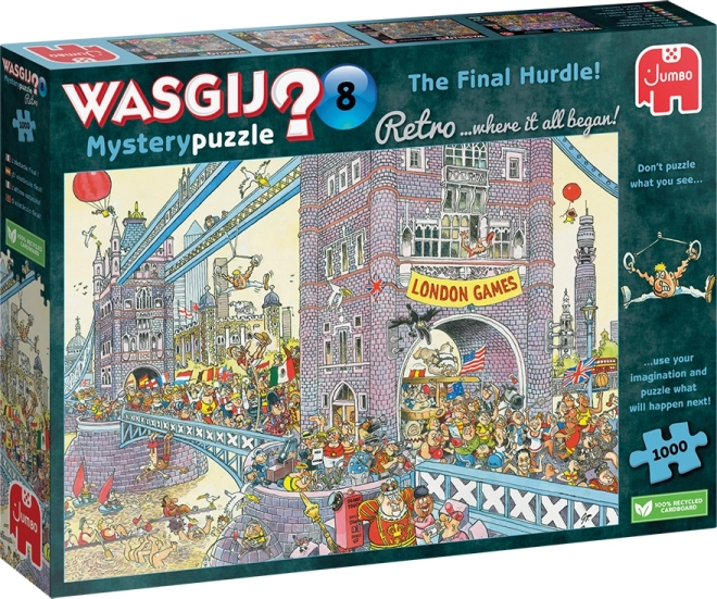 JUMBO puzzel WASGIJ Mysterie 8: Laatste obstakel 1000 stukjes