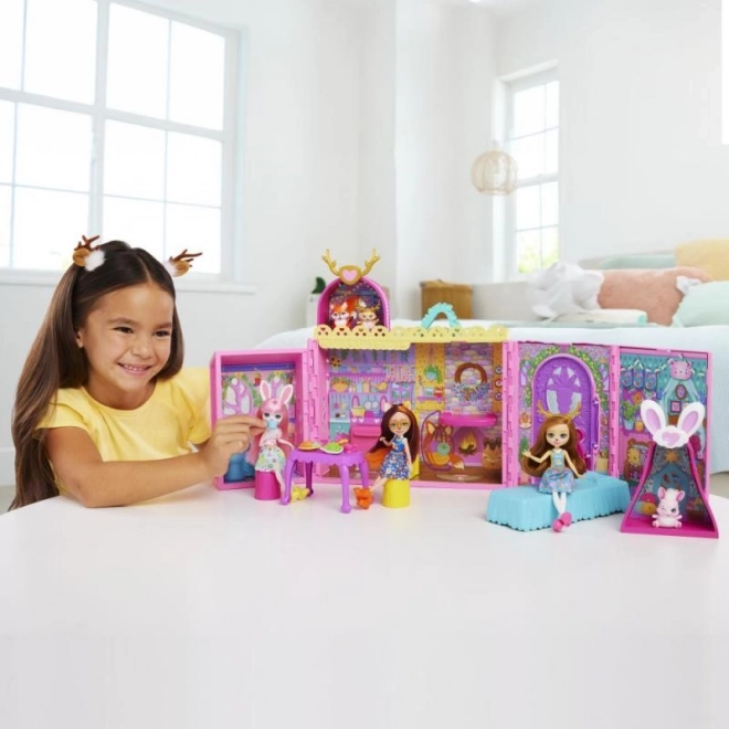 Enchantimals Vriendschapshuis poppenhuis met meubels en accessoires