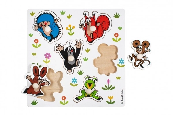 Detoa Houten inlegpuzzel Kleine Mol