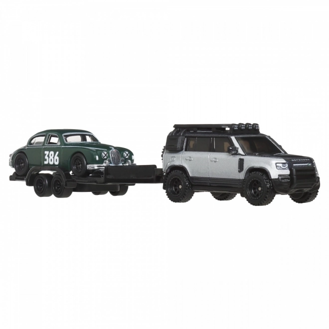 Set van voertuigen voor het 50-jarig jubileum van Land Rover door Hot Wheels