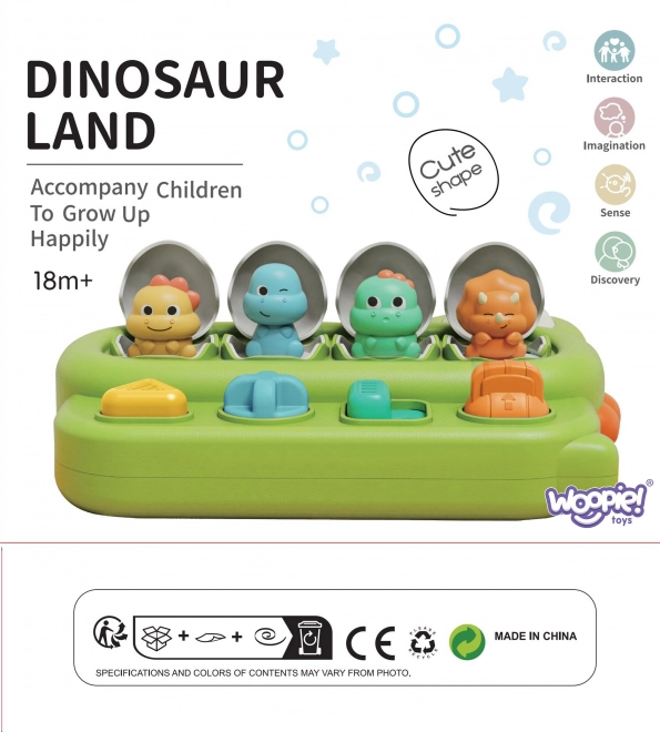 Educatief speelgoed Woopie opduikende dinosaurussen