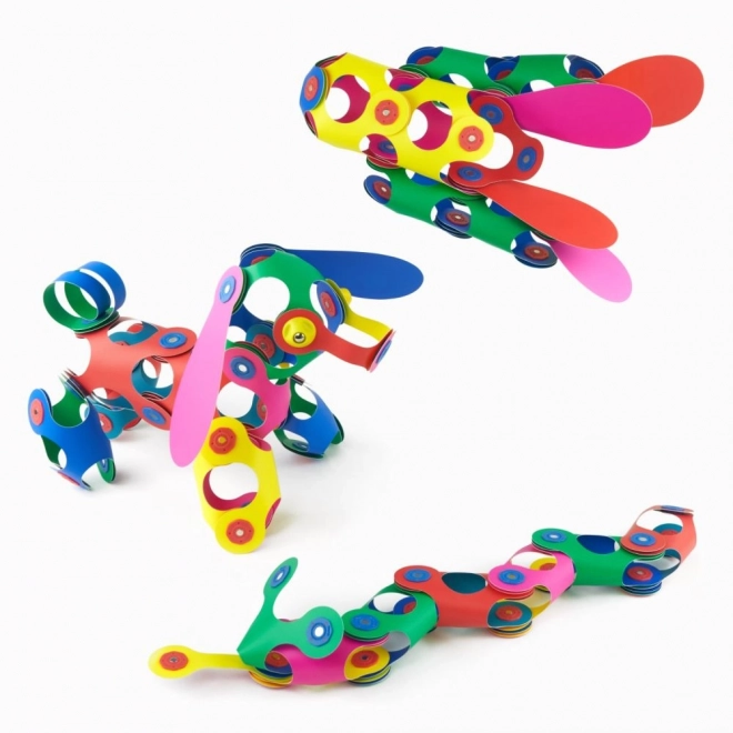 Regenboog magnetische puzzel Clixo, 42 stukjes