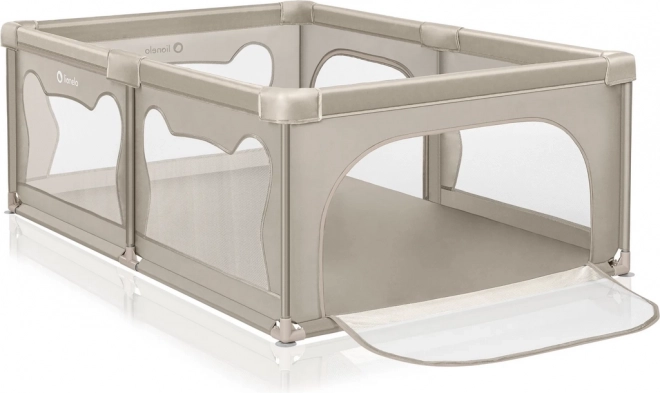 Kinderbox Lionelo Willow in de kleur zandbeige