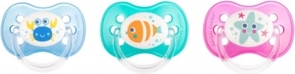 Canpol babies Fopspeen rubber kersvorm 6-18m LOVE&SEA