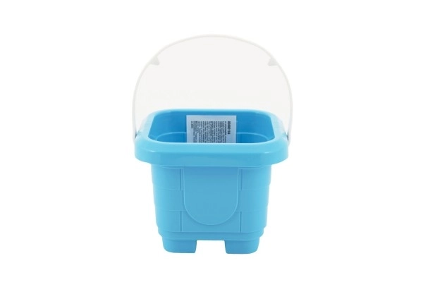 Emmer voor zand plastic 12x9cm 5 kleuren 12m+