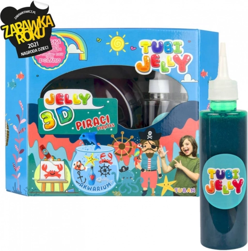 Tubi Jelly piraten 3D – groot aquarium creatieve set