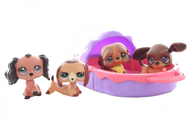 Set van hondjes met accessoires