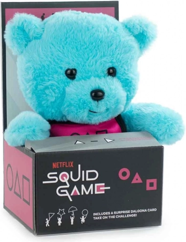 Squid Game pluchen berenfiguur