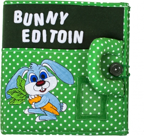Interactief kinderboek Quiet Book, Konijn