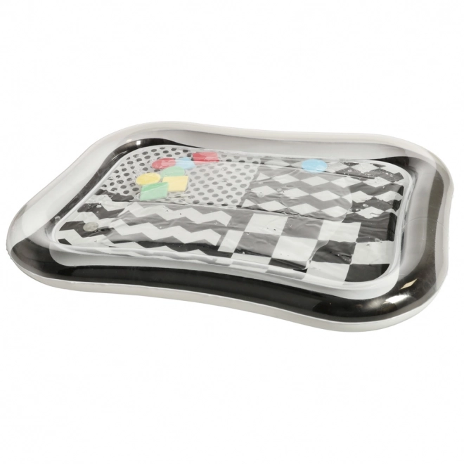 Baby watermat met contrasterende zwart-wit patronen