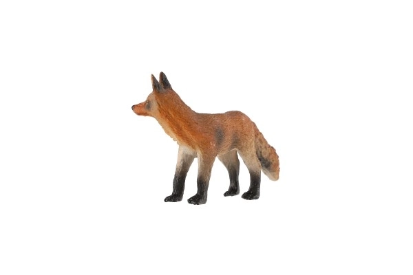 Plastic vossenfiguur 9 cm