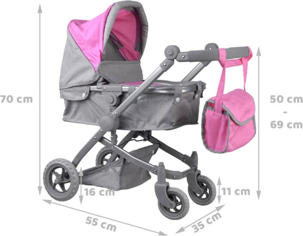 4-in-1: reiswieg en sportwagen