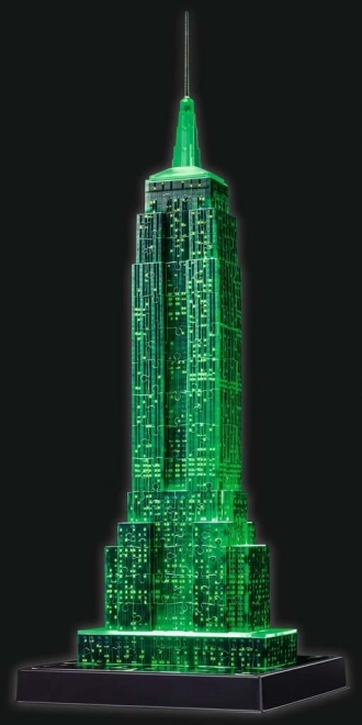 RAVENSBURGER Lichtgevend 3D-puzzel Nachteditie Empire State Building 216 stukjes