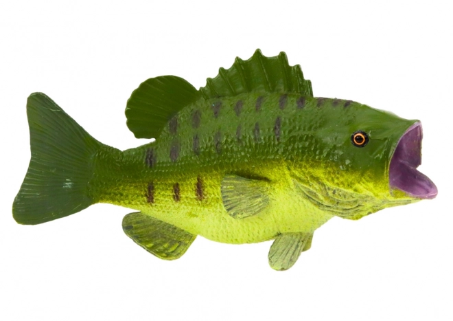 Beeldje van groene baars 11 cm Dieren van de wereld
