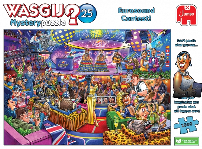 JUMBO Puzzel WASGIJ Mystery 25: Eurosound Wedstrijd! 1000 stukjes