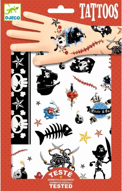 DJECO Tattoos Piraten