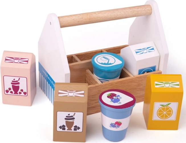 Bigjigs Toys cocktailproducten in draagbare doos
