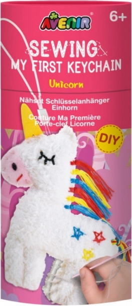 Creatieve set Naai je eigen sleutelhanger - Eenhoorn