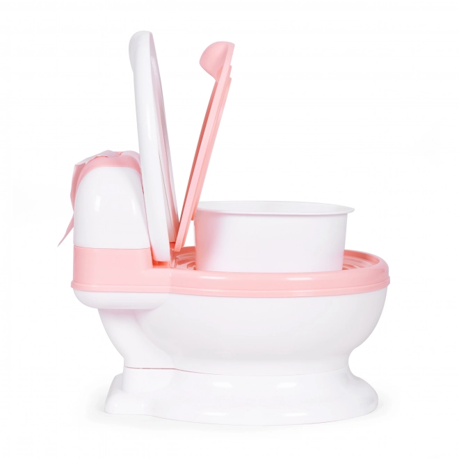 Toiletpot met uitneembare inzet, gesloten kinder wc-bril en borstel ECOTOYS