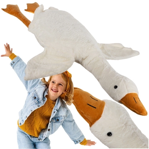 Grote pluchen gans voor kinderen 130 cm
