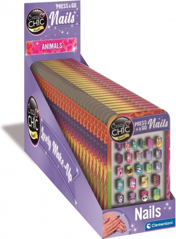 crazy chic nageltips met diertjes