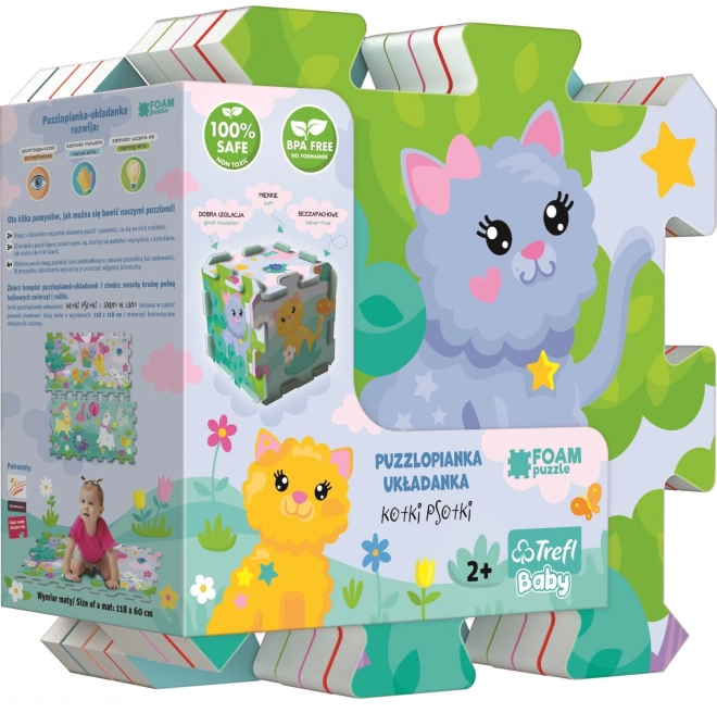TREFL Schuim puzzel Speelse Kittens
