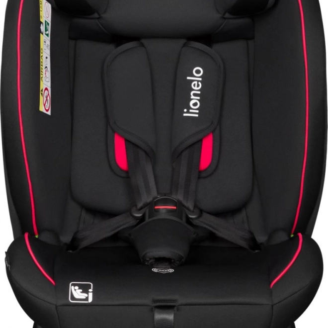 Kinderautostoeltje Lionelo Aart i-Size Zwart Rood 40-150 cm
