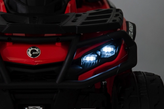 Elektrische kinderquad Can Am Outlander met bestuurder