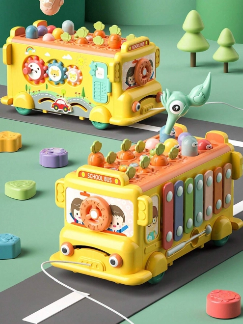 Interactieve autobus Montessori 6v1
