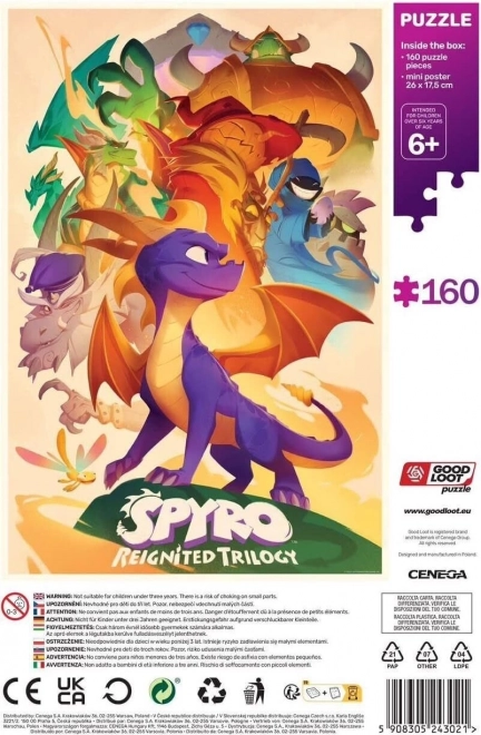 Puzzel Spyro Reignited Trilogy: Helden 160 stuks