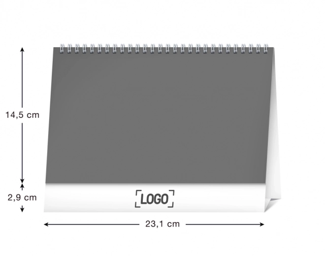 NOTIQUE Tafel Jachtkalender 2025, 23,1 x 14,5 cm