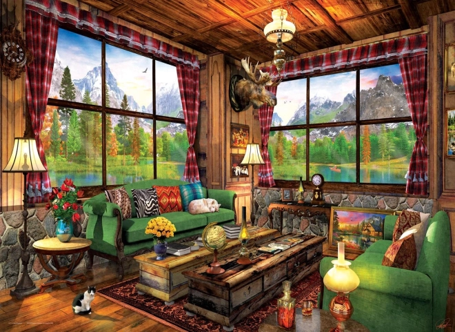 Eurographics puzzel Gezellige hut 1000 stukjes
