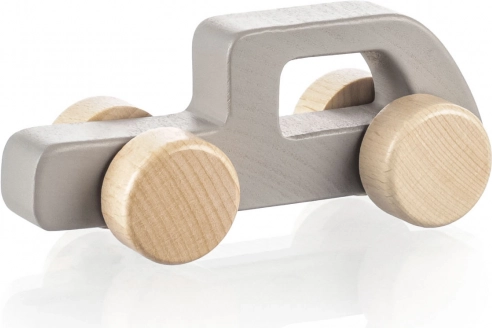 Houten sportautootje