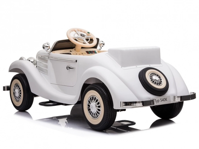 Retro auto op accu Mercedes-Benz 540K – Wit