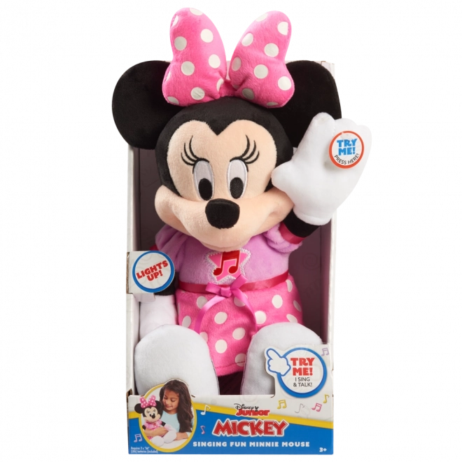 Zingende pluchen Minnie Mouse