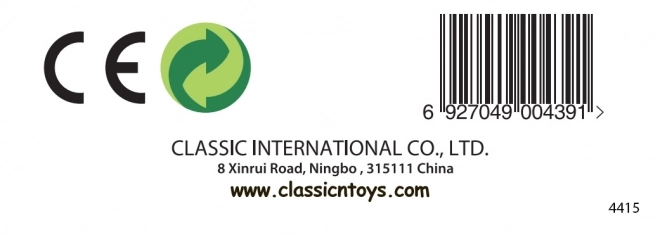 Houten letter M van Classic World
