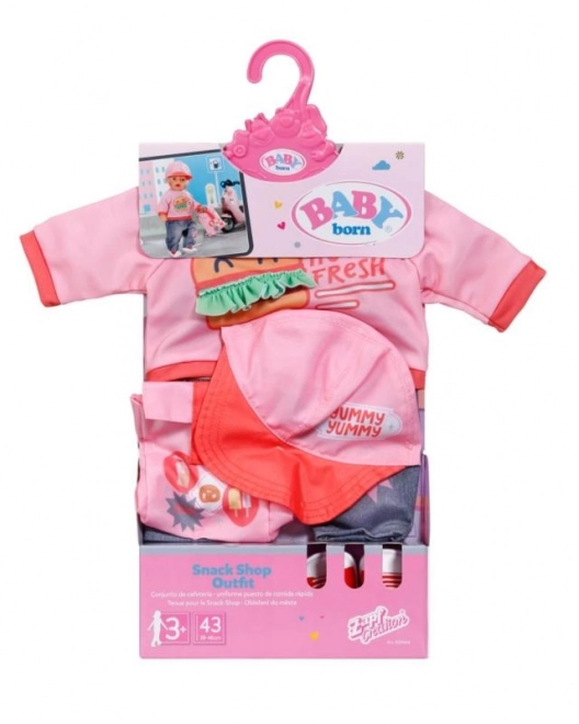 BABY born stadsoutfit voor pop 43 cm