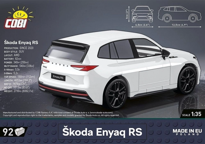 Škoda Enyaq RS 92 kussens
