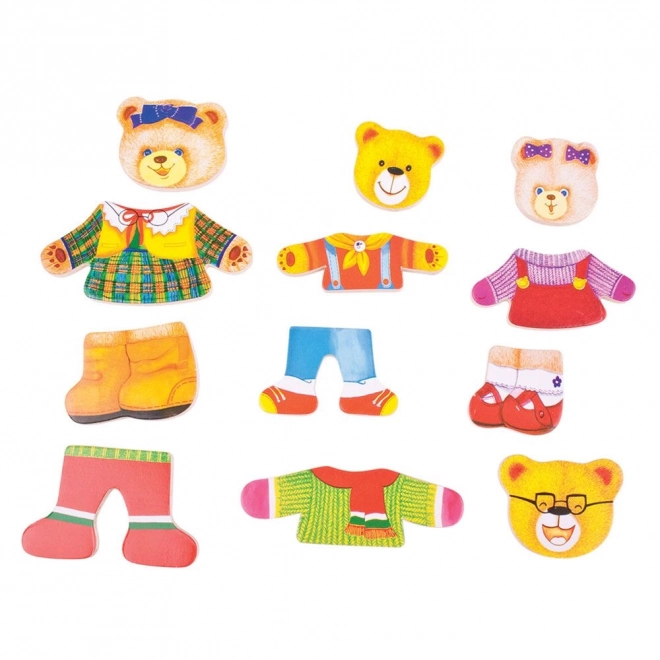 Bigjigs Toys Aankleedpuzzel Berenfamilie