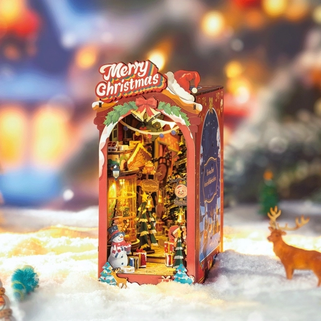 Handgemaakt Kerststraat Boeksteun
