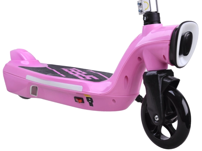 Elektrische step met LED verlichting – Roze