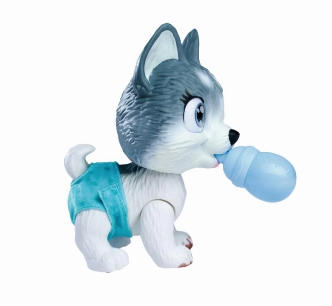 Husky Hondje Pamper Petz in bad
