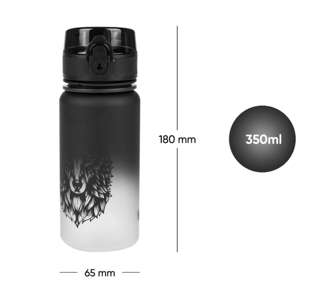 BAAGL Tritan drinkfles Gradient Wolf 350 ml