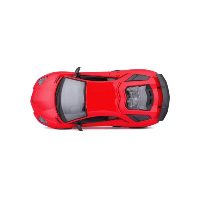 Metalen model Bburago Lamborghini Aventador rood 1:24