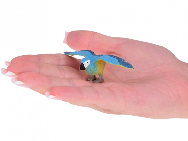 Set van kleurrijke figuren van exotische vogels